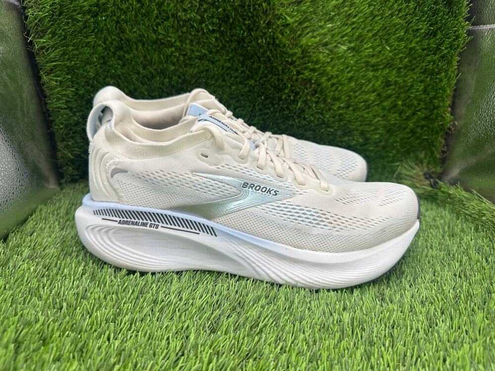 Brooks Adrenaline GTS 25 1204431B120 Athletic Sneaker Women's 10B White Mesh Gym